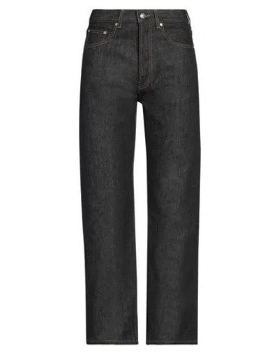 Palm Angels Man Jeans Black Size 34 Cotton