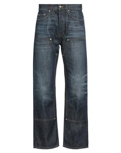 Palm Angels Man Jeans Blue Size 33 Cotton