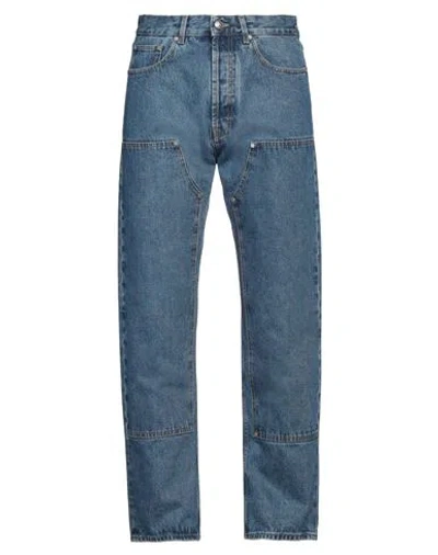 PALM ANGELS PALM ANGELS MAN JEANS BLUE SIZE 33 COTTON