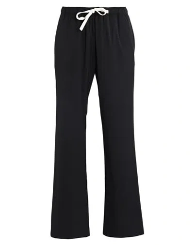 PALM ANGELS PALM ANGELS MAN PANTS BLACK SIZE 32 POLYESTER, VIRGIN WOOL, ELASTANE, COTTON