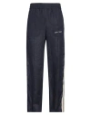 Palm Angels Logo Embroidered Side Stripe Detailed Track Pants In Blue