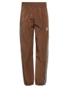 Palm Angels Man Pants Brown Size M Polyamide