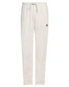 Palm Angels Man Pants Cream Size 34 Lyocell, Cotton, Polyester In White