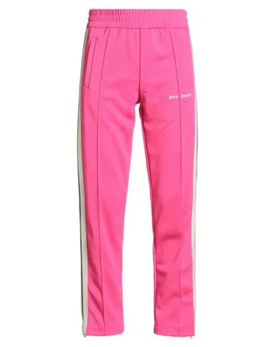 Palm Angels Man Pants Fuchsia Size L Polyester In Pink