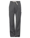 Palm Angels Man Pants Grey Size 36 Polyester, Virgin Wool, Elastane