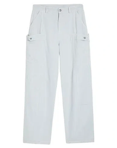 Palm Angels Man Pants Light Grey Size 32 Lyocell, Cotton, Polyester