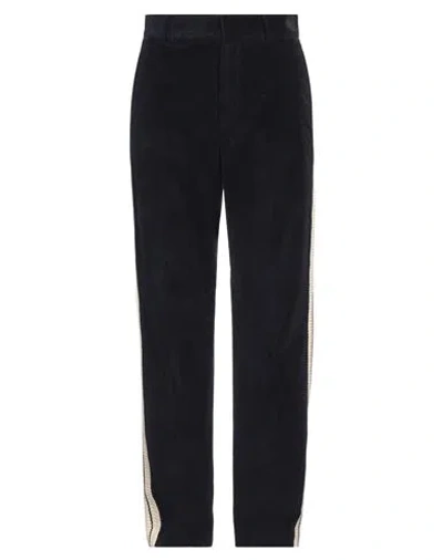 Palm Angels Man Pants Midnight Blue Size 34 Cotton