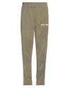 Palm Angels Man Pants Military Green Size L Polyester