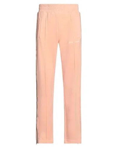 Palm Angels Man Pants Salmon Pink Size Xxs Polyester, Polyamide, Metal
