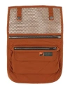 Palm Angels Man Pouch Brown Size - Textile Fibers