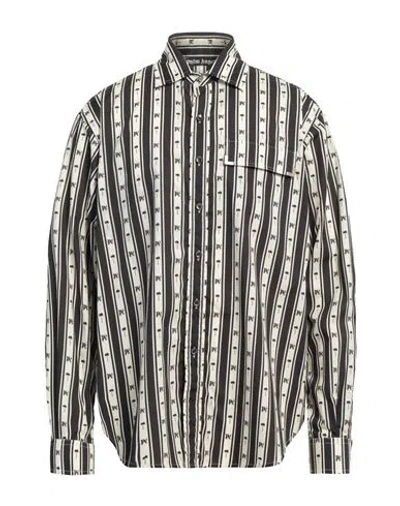 Palm Angels Man Shirt Black Size 42 Cotton