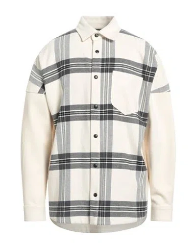 Palm Angels Man Shirt Off White Size 38 Cotton, Polyester