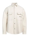 Palm Angels Logo-embroidered Twill Shirt Jacket