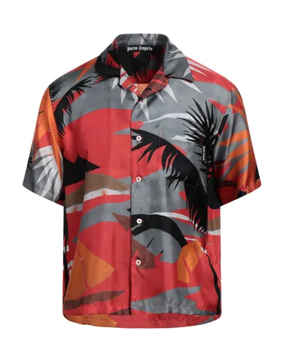Palm Angels Shirts In Red