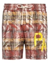 Palm Angels Man Shorts & Bermuda Shorts Beige Size L Viscose, Acetate