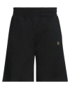 Palm Angels Man Shorts & Bermuda Shorts Black Size L Cotton In Black