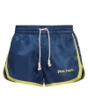 Palm Angels Man Shorts & Bermuda Shorts Bright Blue Size M Polyamide
