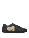 Palm Angels New Teddy Bear Tennis Sneaker In Black