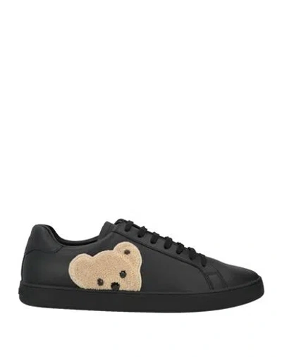 PALM ANGELS PALM ANGELS MAN SNEAKERS BLACK SIZE 10 LEATHER