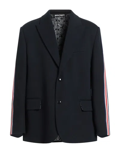 Palm Angels Suit Jackets In Blue