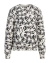 Palm Angels Man Sweater White Size L Polyamide, Wool, Viscose, Cashmere In White