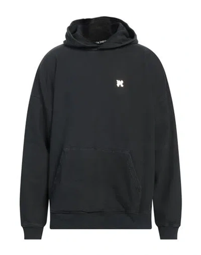 Palm Angels Man Sweatshirt Black Size L Cotton