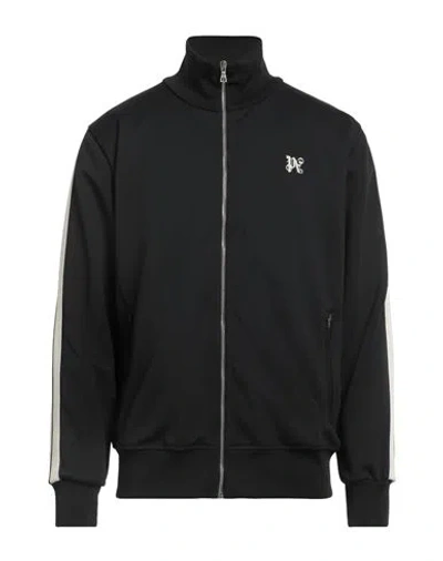 PALM ANGELS PALM ANGELS MAN SWEATSHIRT BLACK SIZE S POLYESTER