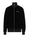 Palm Angels Man Sweatshirt Black Size S Cotton, Polyamide, Elastane