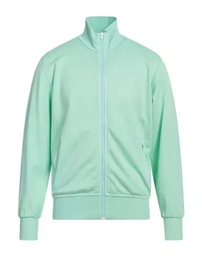 Palm Angels Man Sweatshirt Light Green Size L Polyester, Elastane
