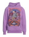 Palm Angels Man Sweatshirt Mauve Size S Cotton