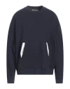 Palm Angels Man Sweatshirt Midnight Blue Size L Cotton In Blue