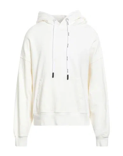 Palm Angels Man Sweatshirt White Size Xl Cotton, Polyester