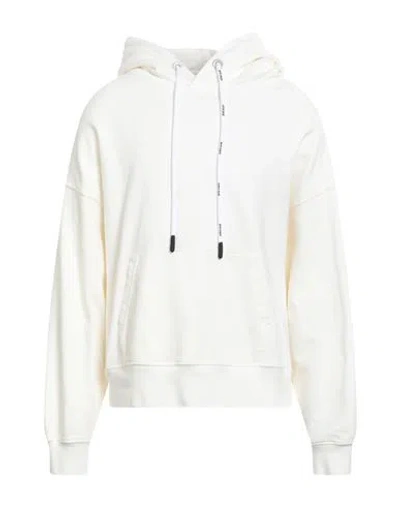Palm Angels Man Sweatshirt White Size S Cotton, Polyester