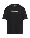 Palm Angels Man T-shirt Black Size L Cotton