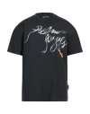 Palm Angels Foggy Logo-print T-shirt In Black