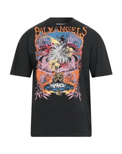 Palm Angels Man T-shirt Black Size M Cotton