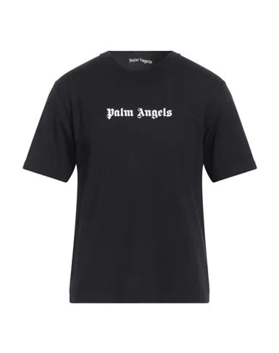 PALM ANGELS PALM ANGELS MAN T-SHIRT BLACK SIZE S COTTON