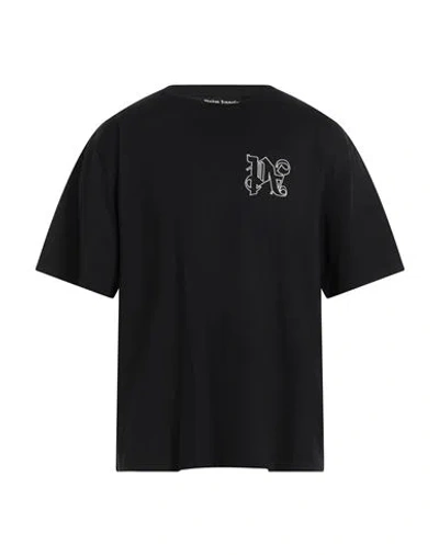 PALM ANGELS PALM ANGELS MAN T-SHIRT BLACK SIZE S COTTON, POLYESTER