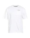 Palm Angels White T-shirt With Frontal Logo In White