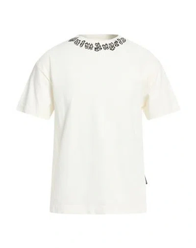 Palm Angels Printed Cotton-jersey T-shirt In White