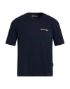 Palm Angels Man T-shirt White Size M Cotton In Blue