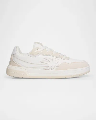 Palm Angels Men & Apos;s Palm Canvas Tennis Sneakers In Multi