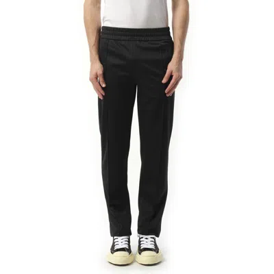 PALM ANGELS MEN'S BACK CURVED LOGO TRACK PANTS