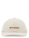 Palm Angels Baseball Cap With Embroidered Logo Men In Neutro