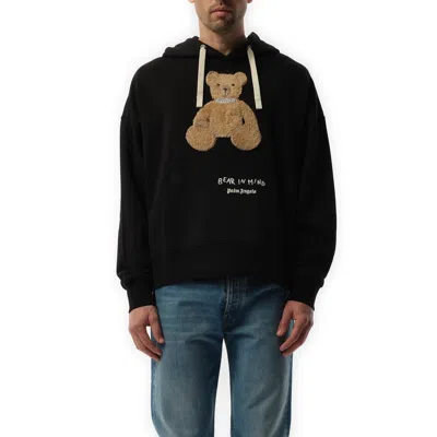 PALM ANGELS MEN'S BEAR HOODIE