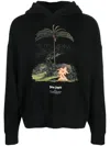 PALM ANGELS MEN'S BLACK ENZO FROM THE TROPICS HOODIE