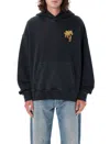 Palm Angels Sweatshirt In Black Gold