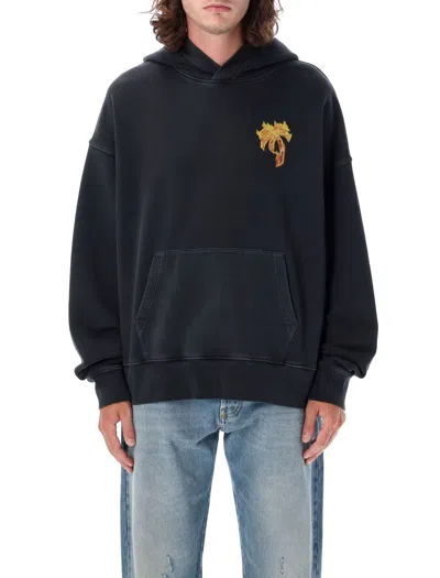 PALM ANGELS MEN'S BURNING PALM HOODIE