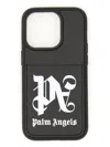 Palm Angels Monogram Iphone 15 Pro Max Case In Black