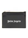 Palm Angels Men Caviar Card Holder In Black